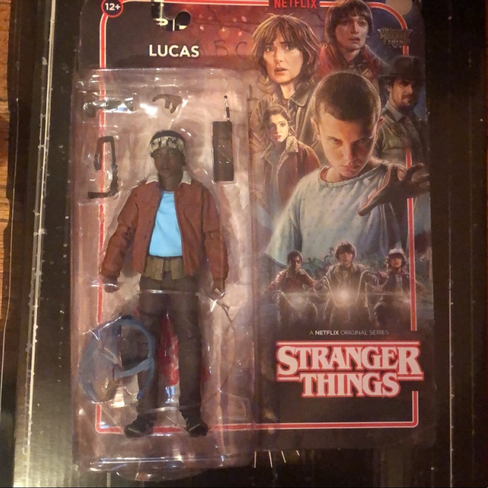 Stranger things Lucas action figure.